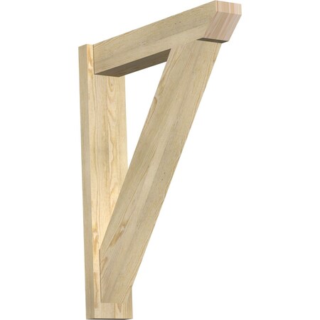 Ekena Millwork Traditional Slat Rough Sawn Outlooker, Douglas Fir, 6"W x 28"D x 36"H OUT06X28X36TRA06RDF